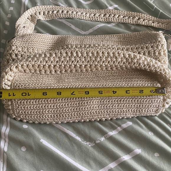 The Sak Tan Crochet Shoulder Bag purse - Picture 9 of 9